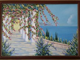 Durch die Säulen (50x70)